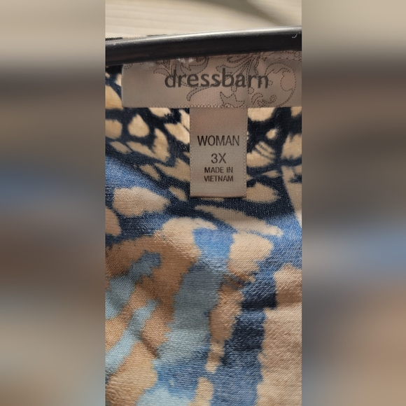 Dress Barn Scoop neck Jungle print Blouse - Picture 3 of 3